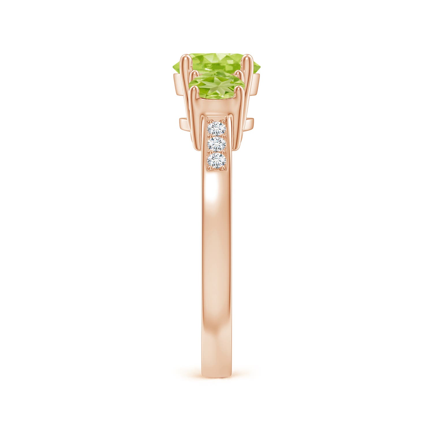 AA - Peridot / 2.07 CT / 14 KT Rose Gold