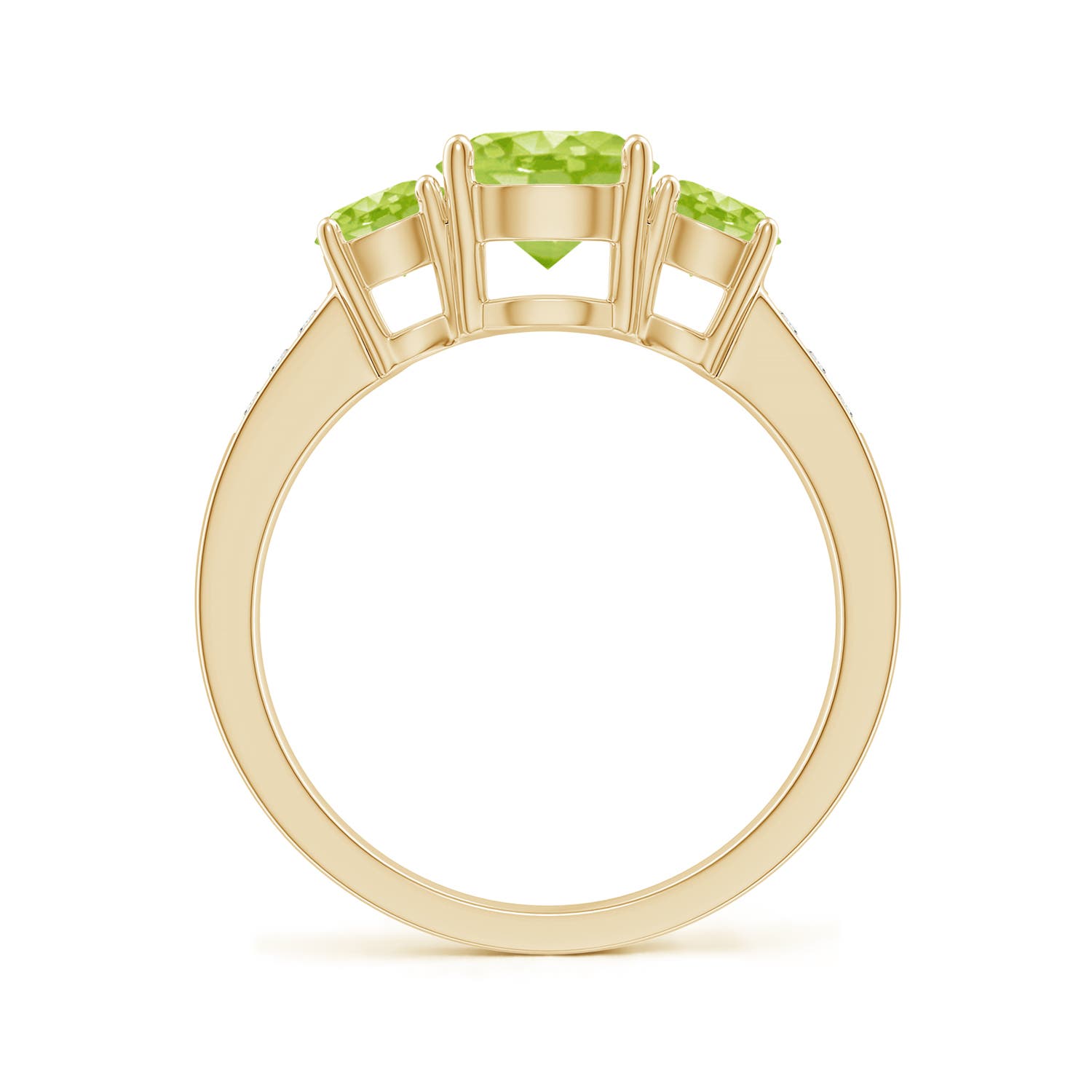 AA - Peridot / 2.07 CT / 14 KT Yellow Gold