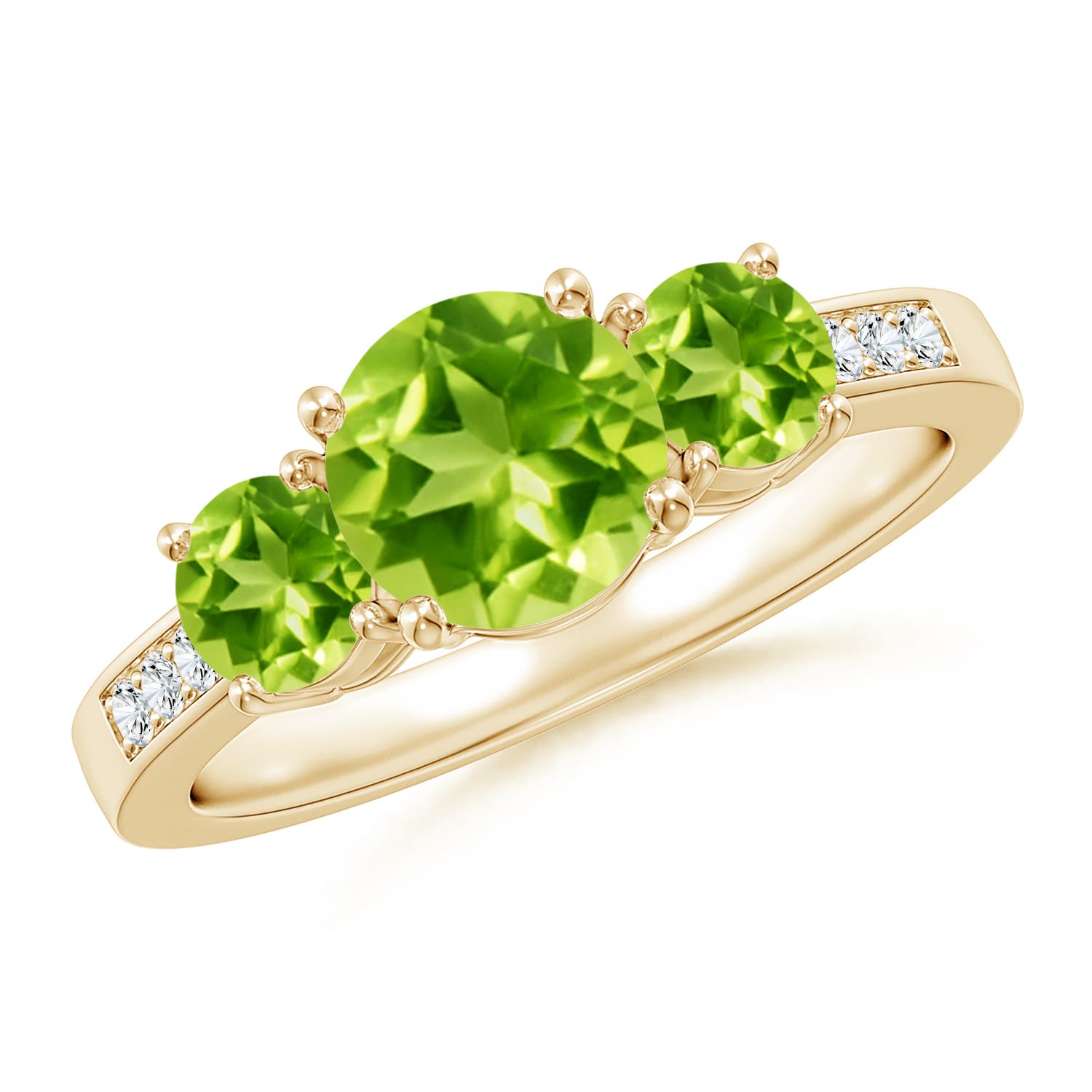 AAA - Peridot / 2.07 CT / 14 KT Yellow Gold