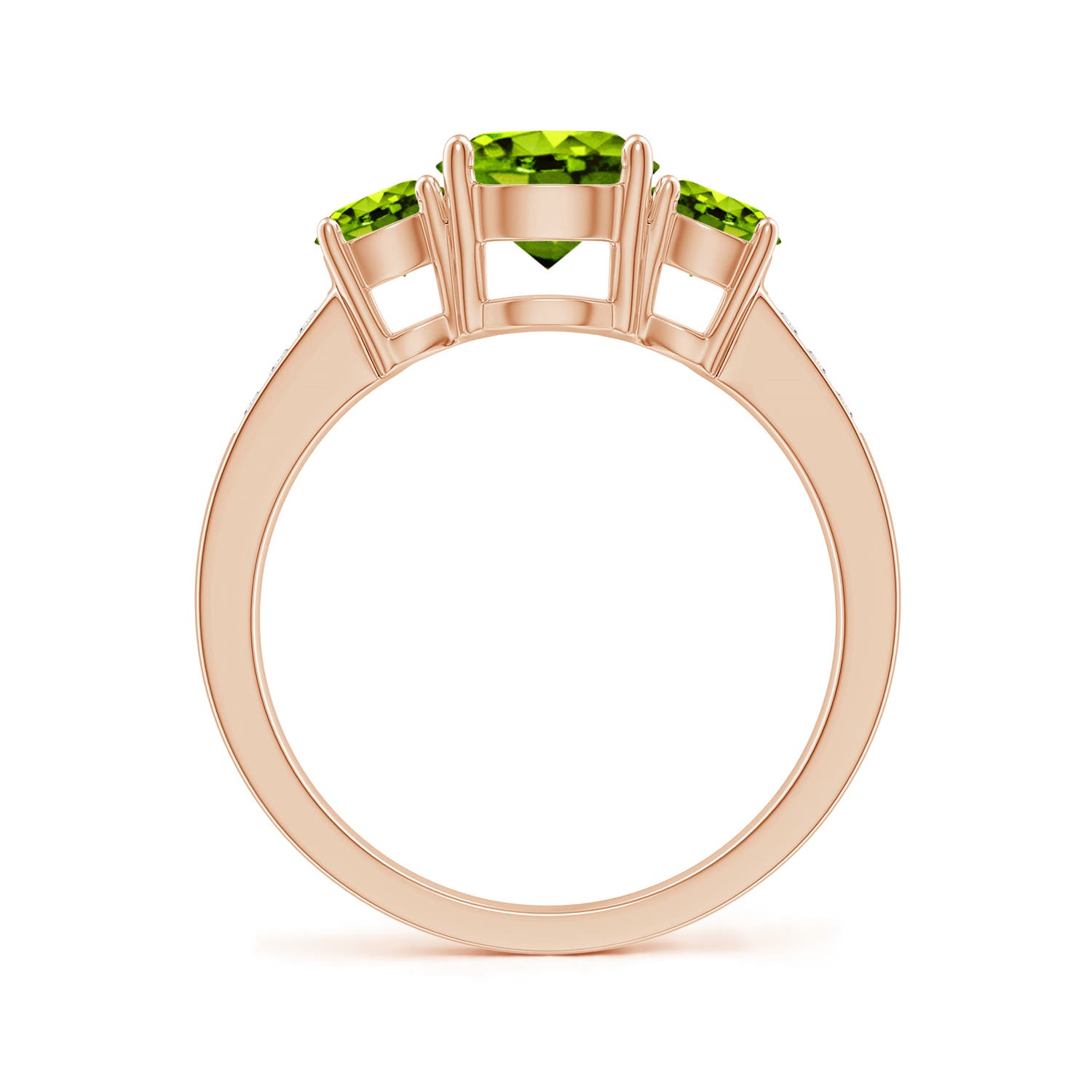 AAAA - Peridot / 2.07 CT / 14 KT Rose Gold