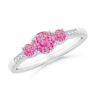Round AA Pink Sapphire