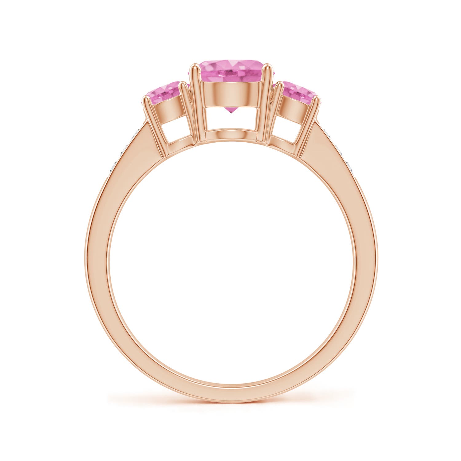 A - Pink Sapphire / 1.52 CT / 14 KT Rose Gold