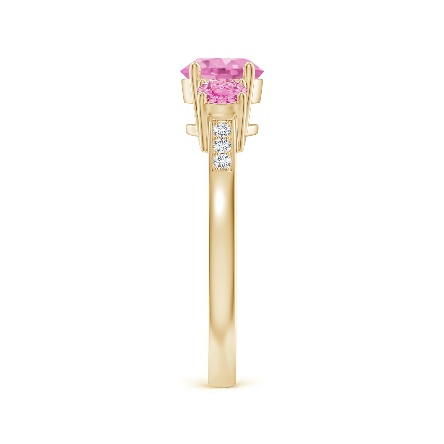 A - Pink Sapphire / 1.52 CT / 14 KT Yellow Gold