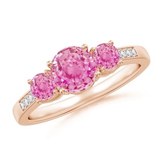 Round AA Pink Sapphire