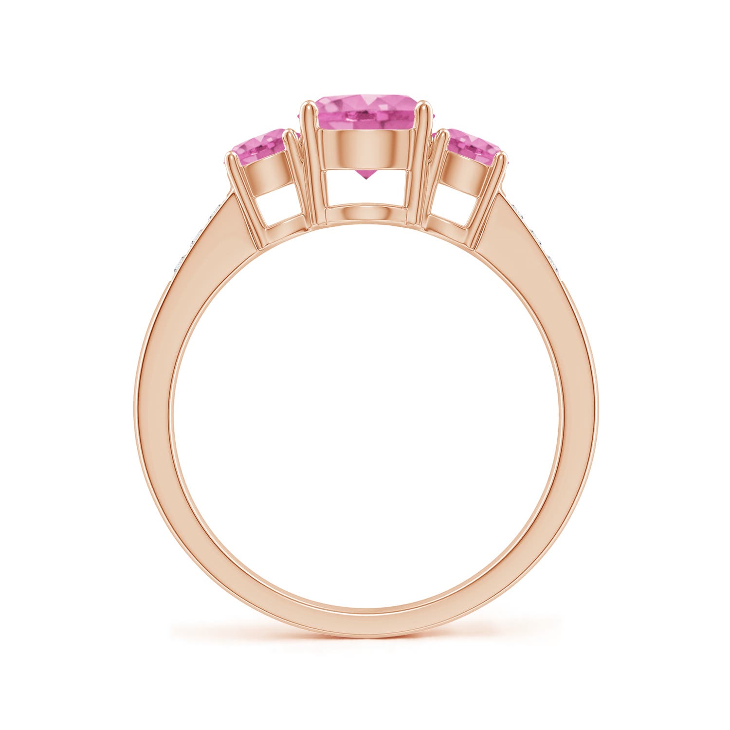 AA - Pink Sapphire / 1.52 CT / 14 KT Rose Gold