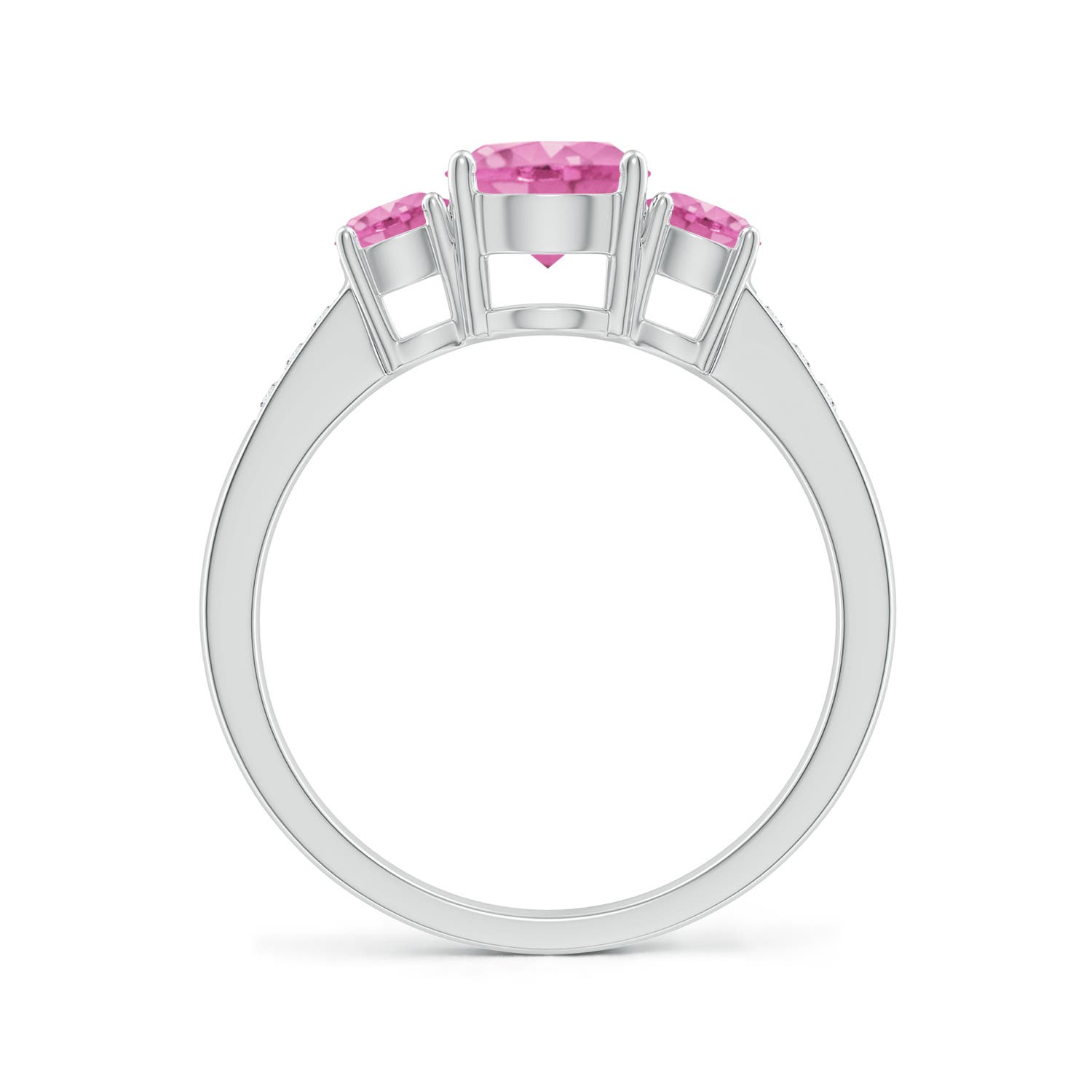 AA - Pink Sapphire / 1.52 CT / 14 KT White Gold