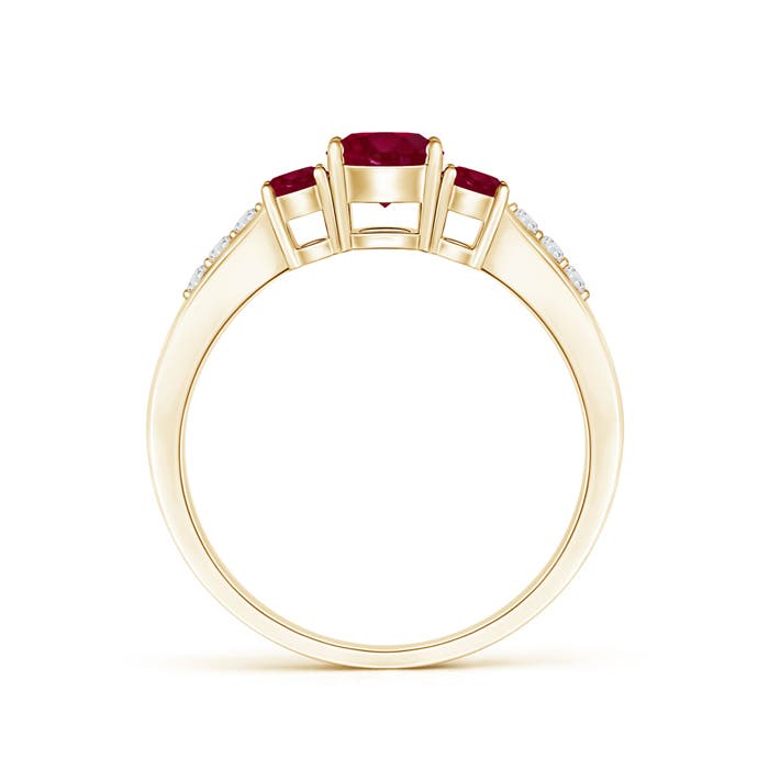 A - Ruby / 0.95 CT / 14 KT Yellow Gold