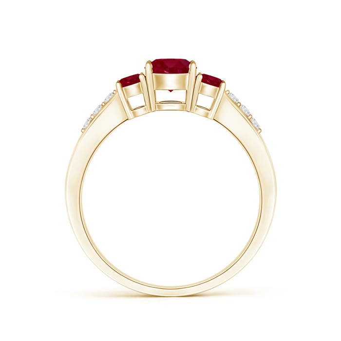 AA - Ruby / 0.95 CT / 14 KT Yellow Gold