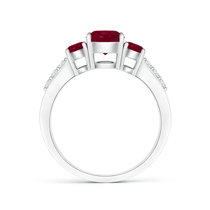 A - Ruby / 1.52 CT / 14 KT White Gold