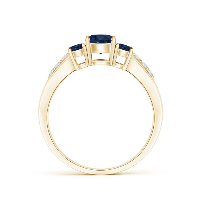 AA - Blue Sapphire / 0.93 CT / 14 KT Yellow Gold