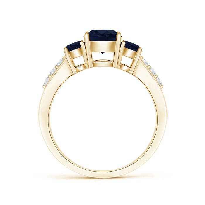 A - Blue Sapphire / 1.5 CT / 14 KT Yellow Gold