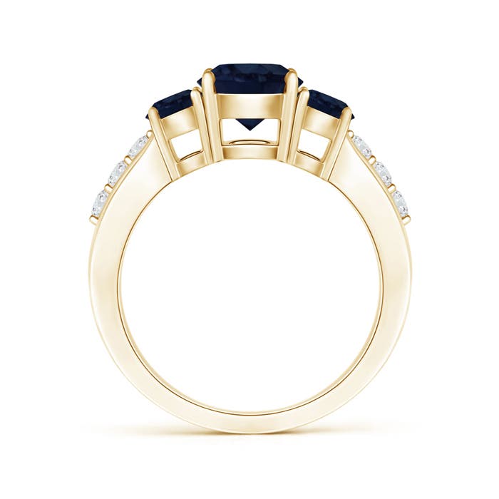 A - Blue Sapphire / 2.33 CT / 14 KT Yellow Gold