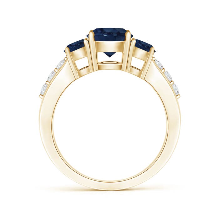 AA - Blue Sapphire / 2.33 CT / 14 KT Yellow Gold