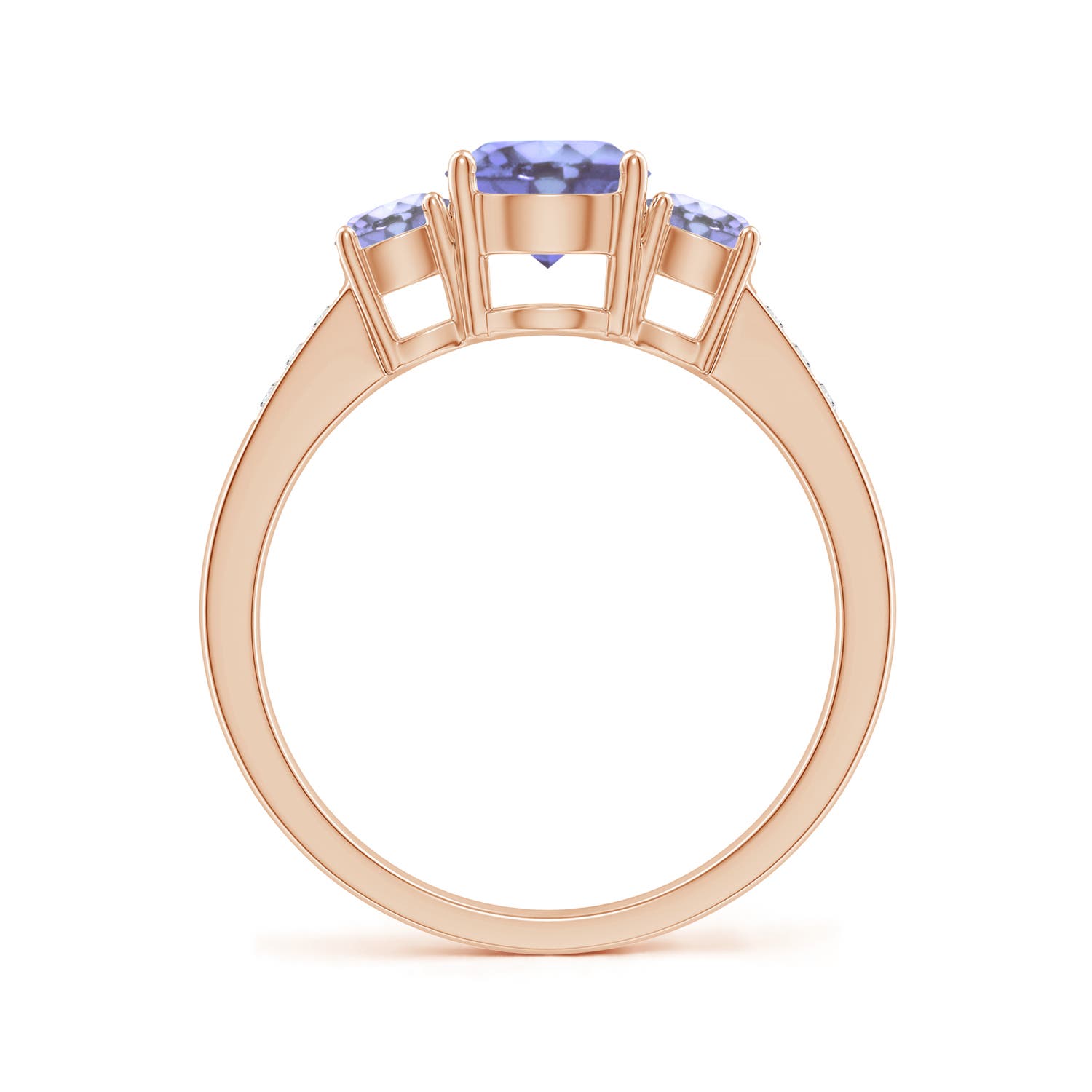 A - Tanzanite / 1.32 CT / 14 KT Rose Gold