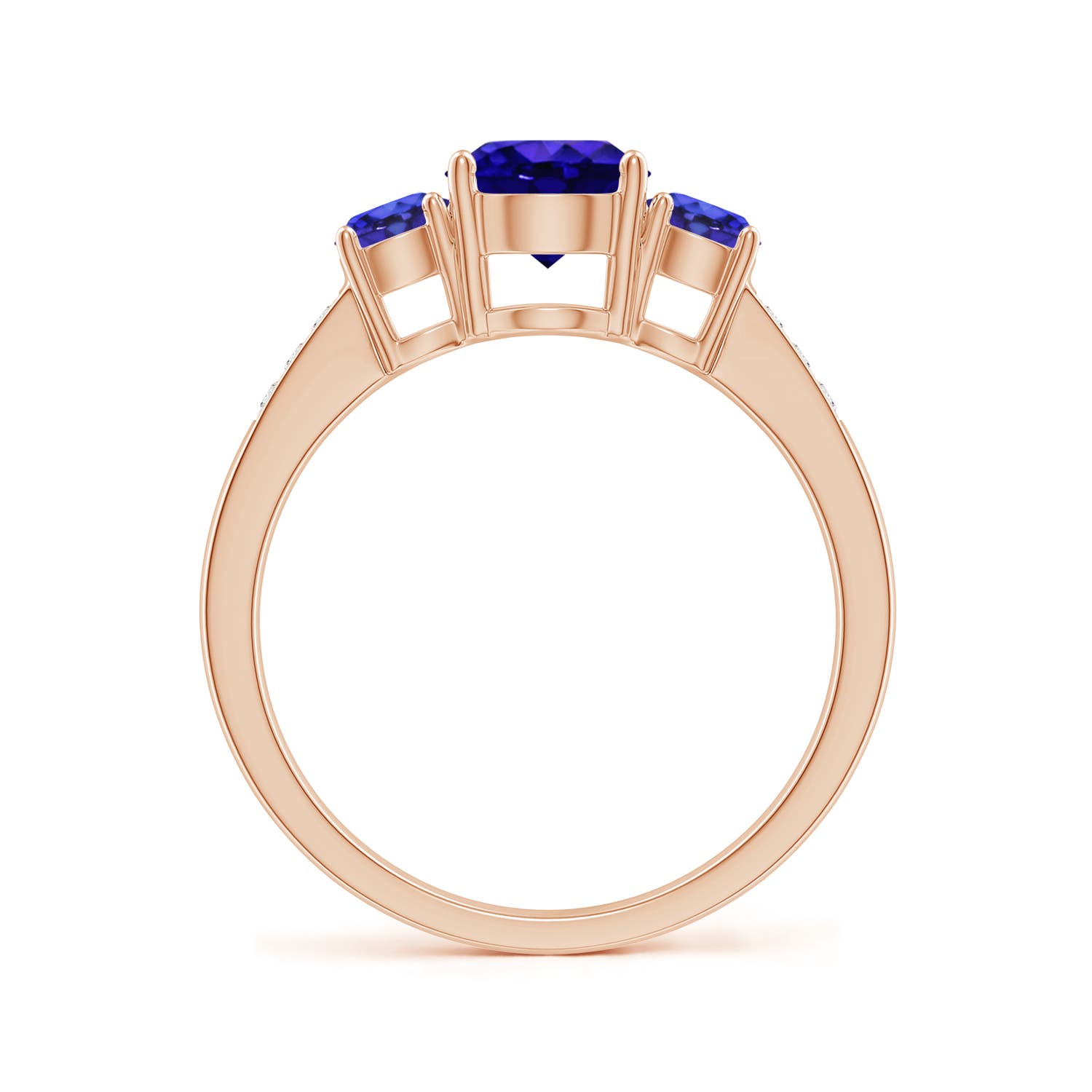 AAAA - Tanzanite / 1.32 CT / 14 KT Rose Gold