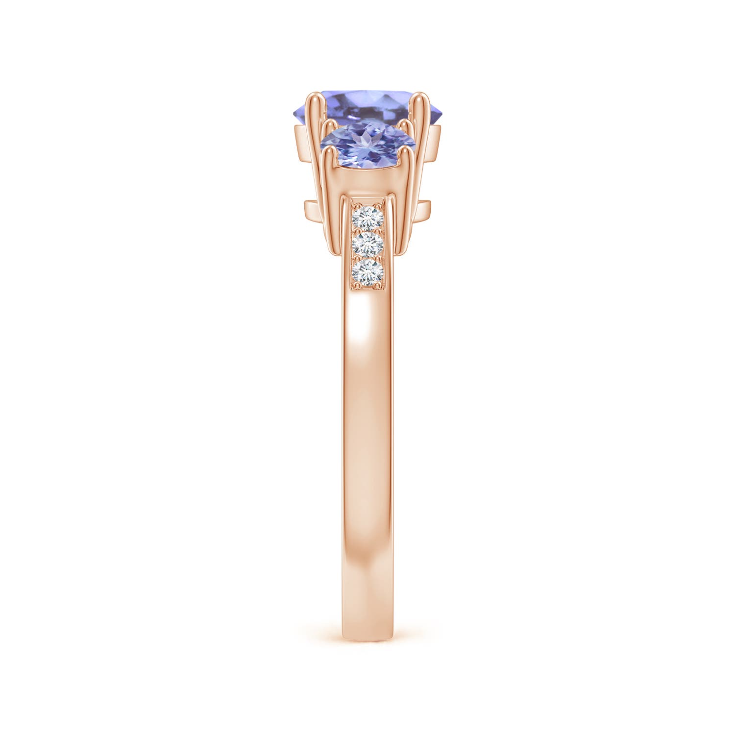 A - Tanzanite / 2.02 CT / 14 KT Rose Gold