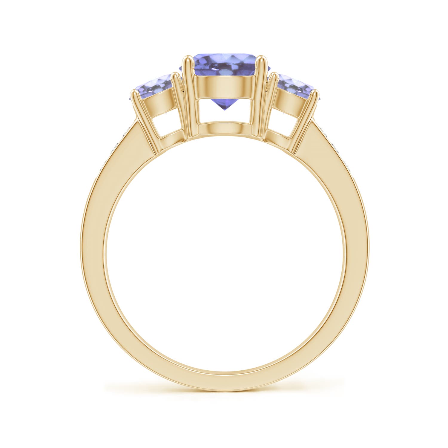 A - Tanzanite / 2.02 CT / 14 KT Yellow Gold