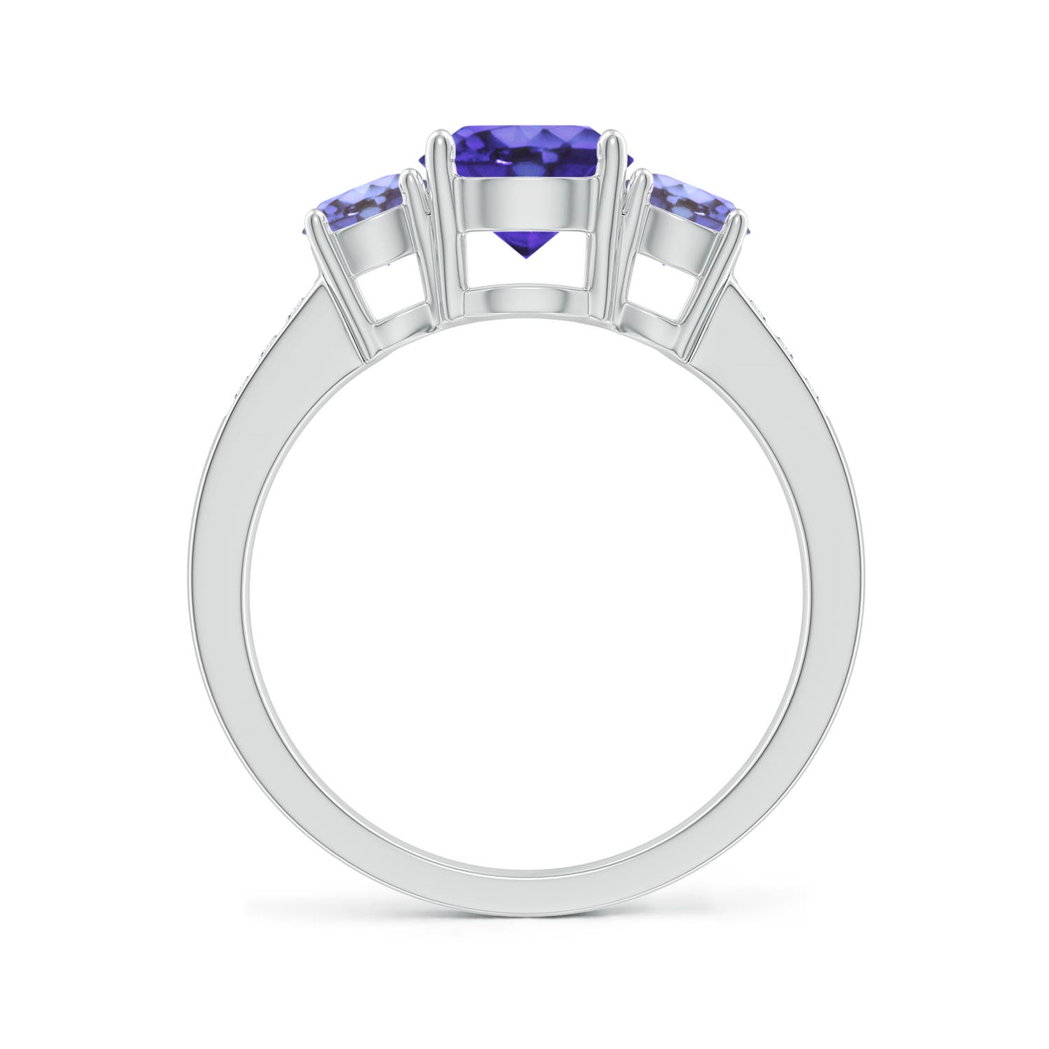 AA - Tanzanite / 2.02 CT / 14 KT White Gold