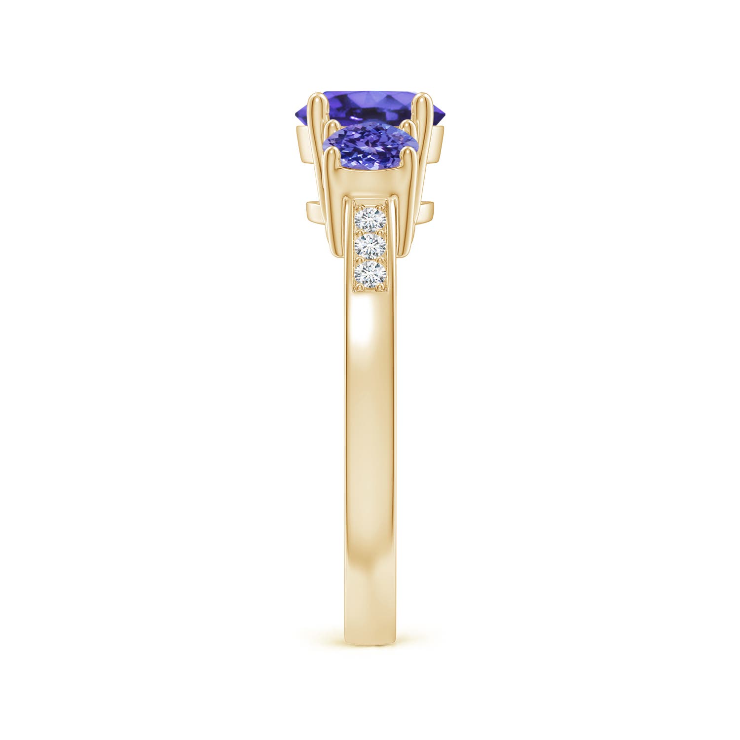 AA - Tanzanite / 2.02 CT / 14 KT Yellow Gold