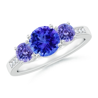 Round AAA Tanzanite