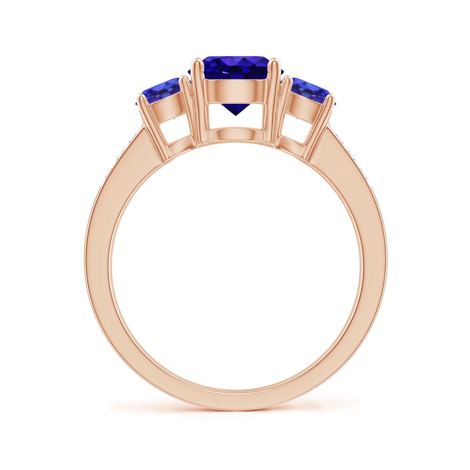 AAAA - Tanzanite / 2.02 CT / 14 KT Rose Gold