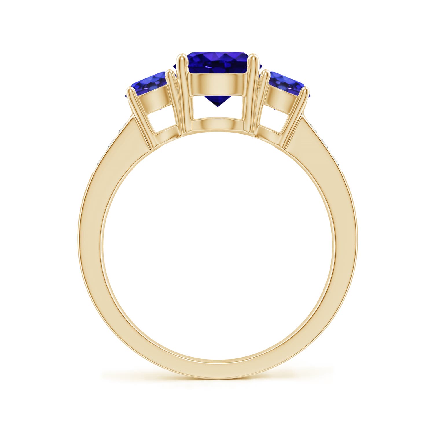 AAAA - Tanzanite / 2.02 CT / 14 KT Yellow Gold