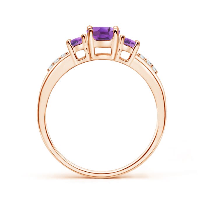 A - Amethyst / 0.95 CT / 14 KT Rose Gold