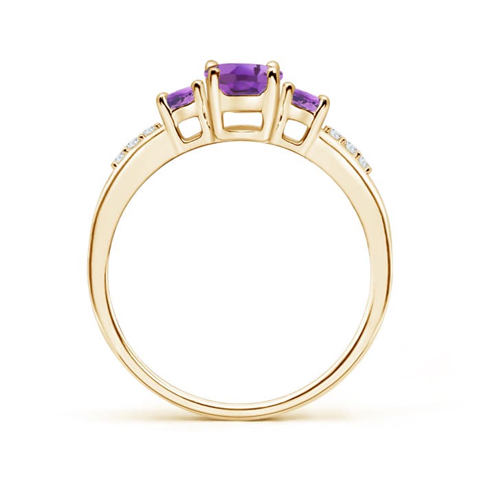 A - Amethyst / 0.95 CT / 14 KT Yellow Gold