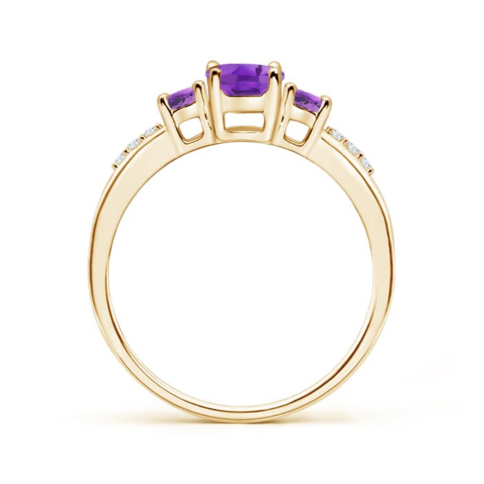 AA - Amethyst / 0.95 CT / 14 KT Yellow Gold