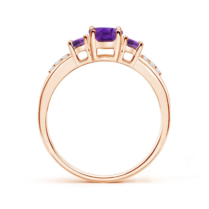 AAA - Amethyst / 0.95 CT / 14 KT Rose Gold