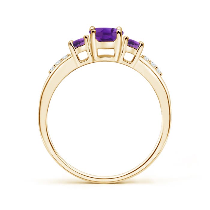 AAA - Amethyst / 0.95 CT / 14 KT Yellow Gold