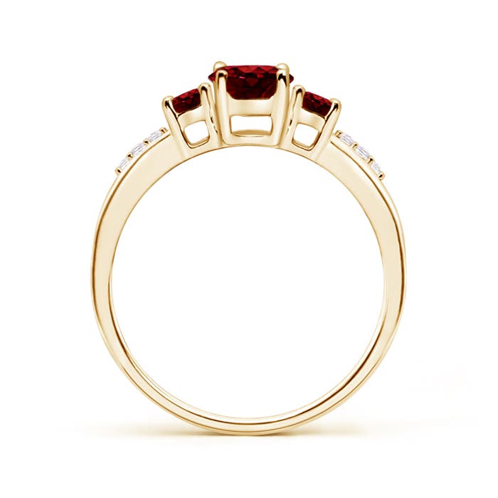 AAAA - Ruby / 1.35 CT / 14 KT Yellow Gold