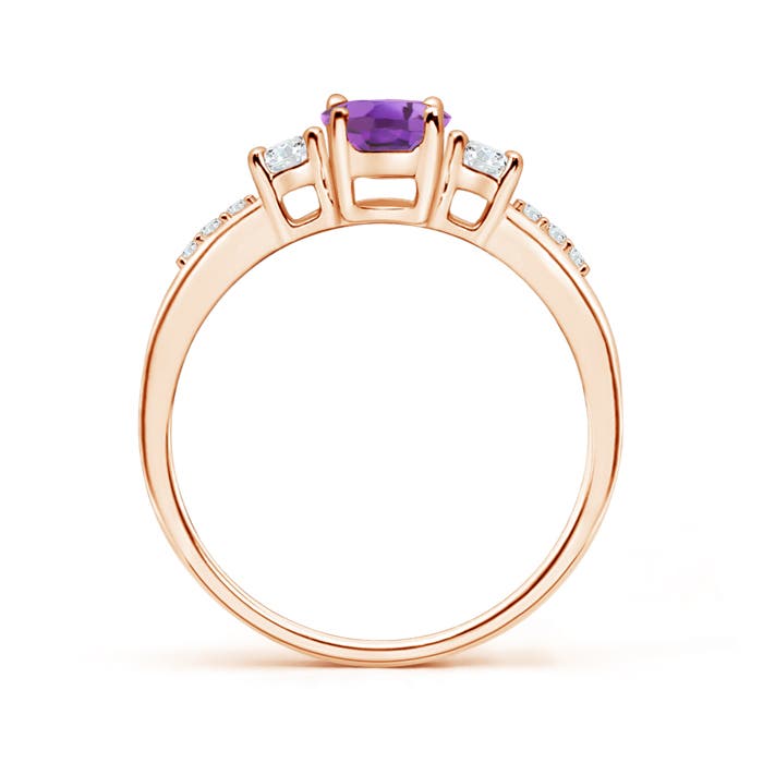 A - Amethyst / 0.96 CT / 14 KT Rose Gold