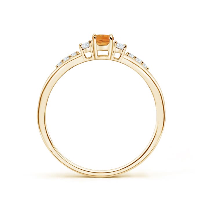 AA - Citrine / 0.31 CT / 14 KT Yellow Gold