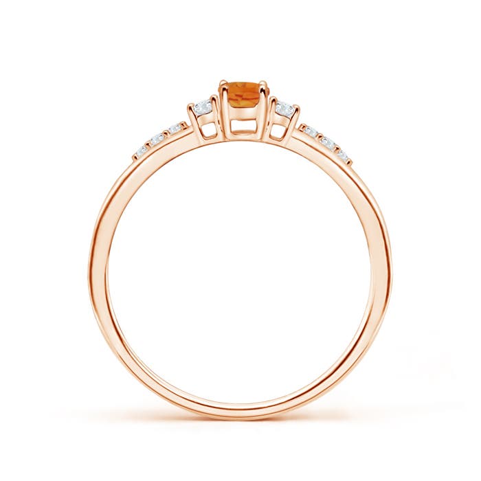 AAA - Citrine / 0.31 CT / 14 KT Rose Gold