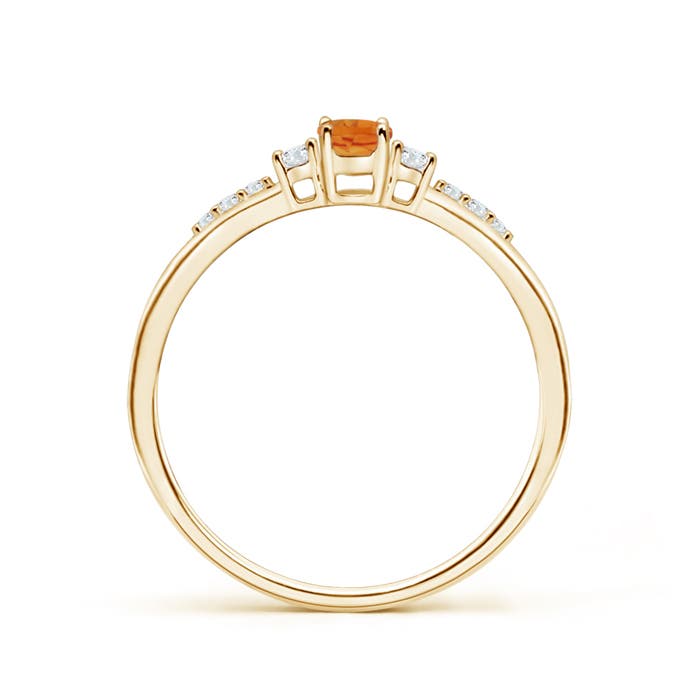 AAA - Citrine / 0.31 CT / 14 KT Yellow Gold