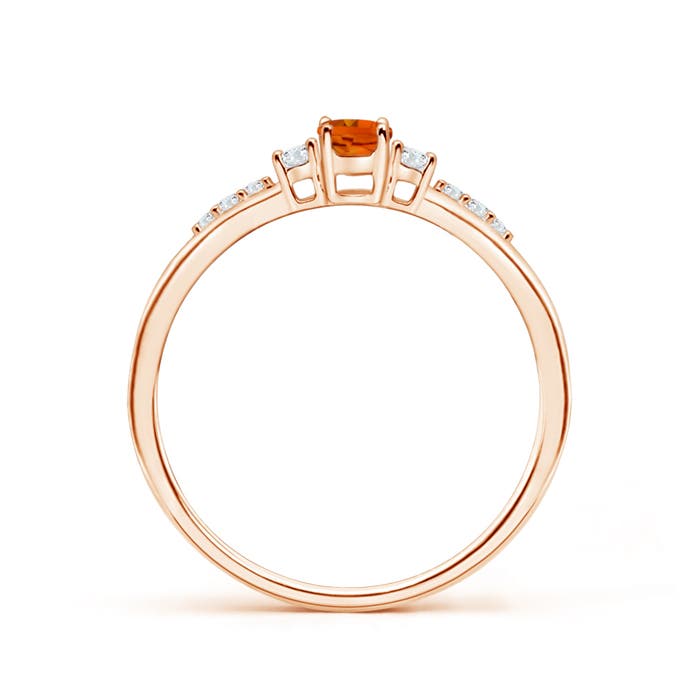 AAAA - Citrine / 0.31 CT / 14 KT Rose Gold