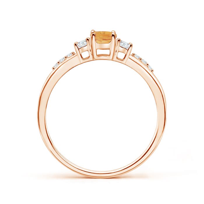 A - Citrine / 0.57 CT / 14 KT Rose Gold