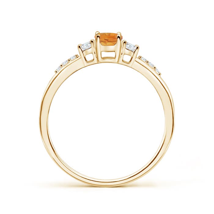 AA - Citrine / 0.57 CT / 14 KT Yellow Gold