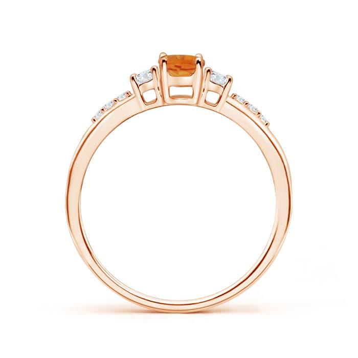 AAA - Citrine / 0.57 CT / 14 KT Rose Gold