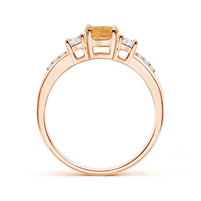 A - Citrine / 1.01 CT / 14 KT Rose Gold