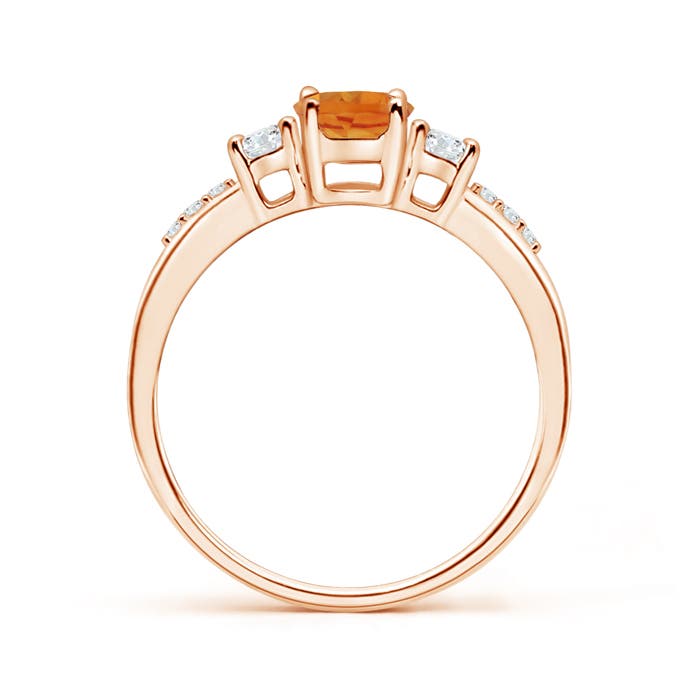 AAA - Citrine / 1.01 CT / 14 KT Rose Gold