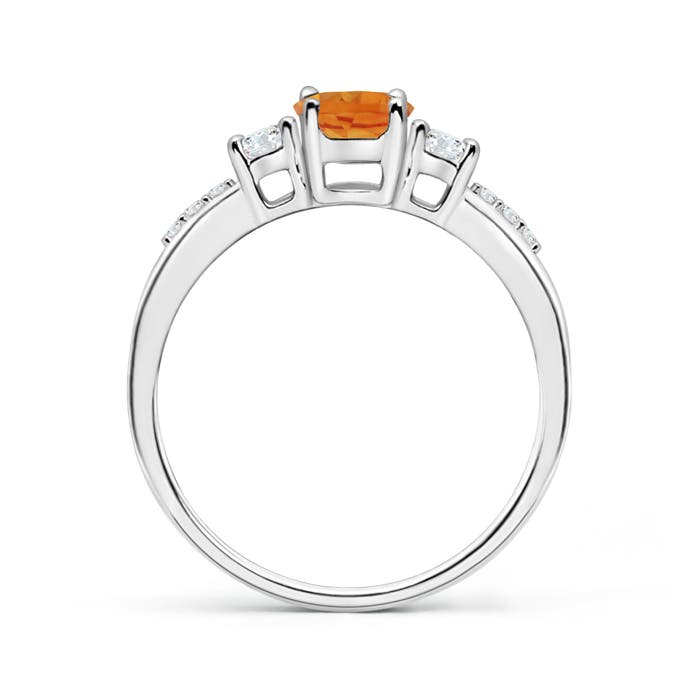 AAA - Citrine / 1.01 CT / 14 KT White Gold