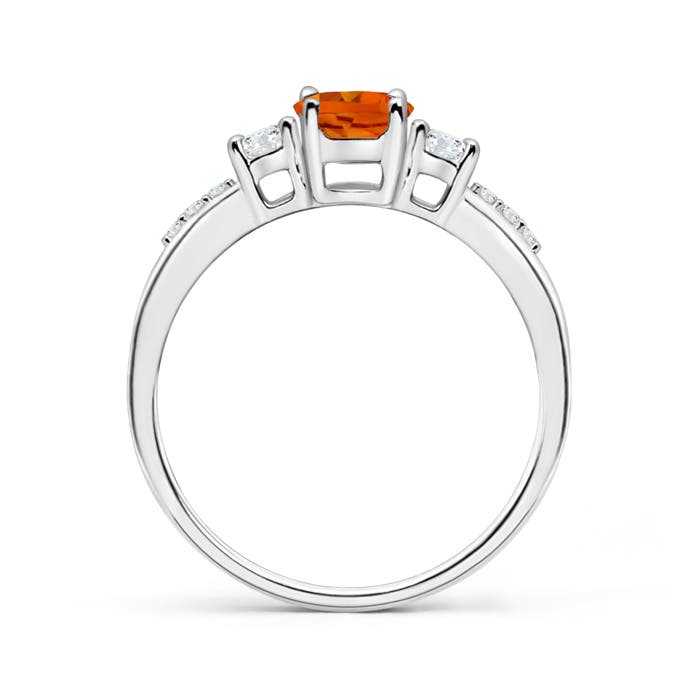 AAAA - Citrine / 1.01 CT / 14 KT White Gold