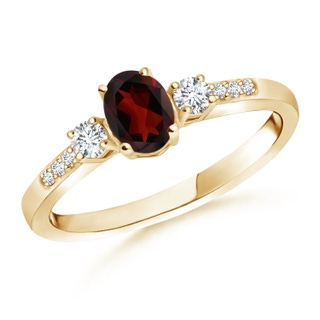 Oval AA Garnet