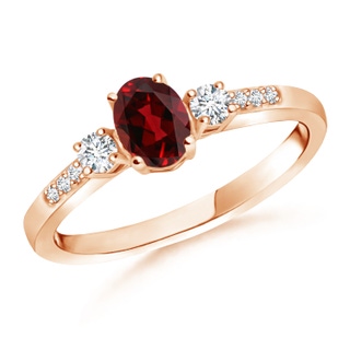 Oval AAAA Garnet