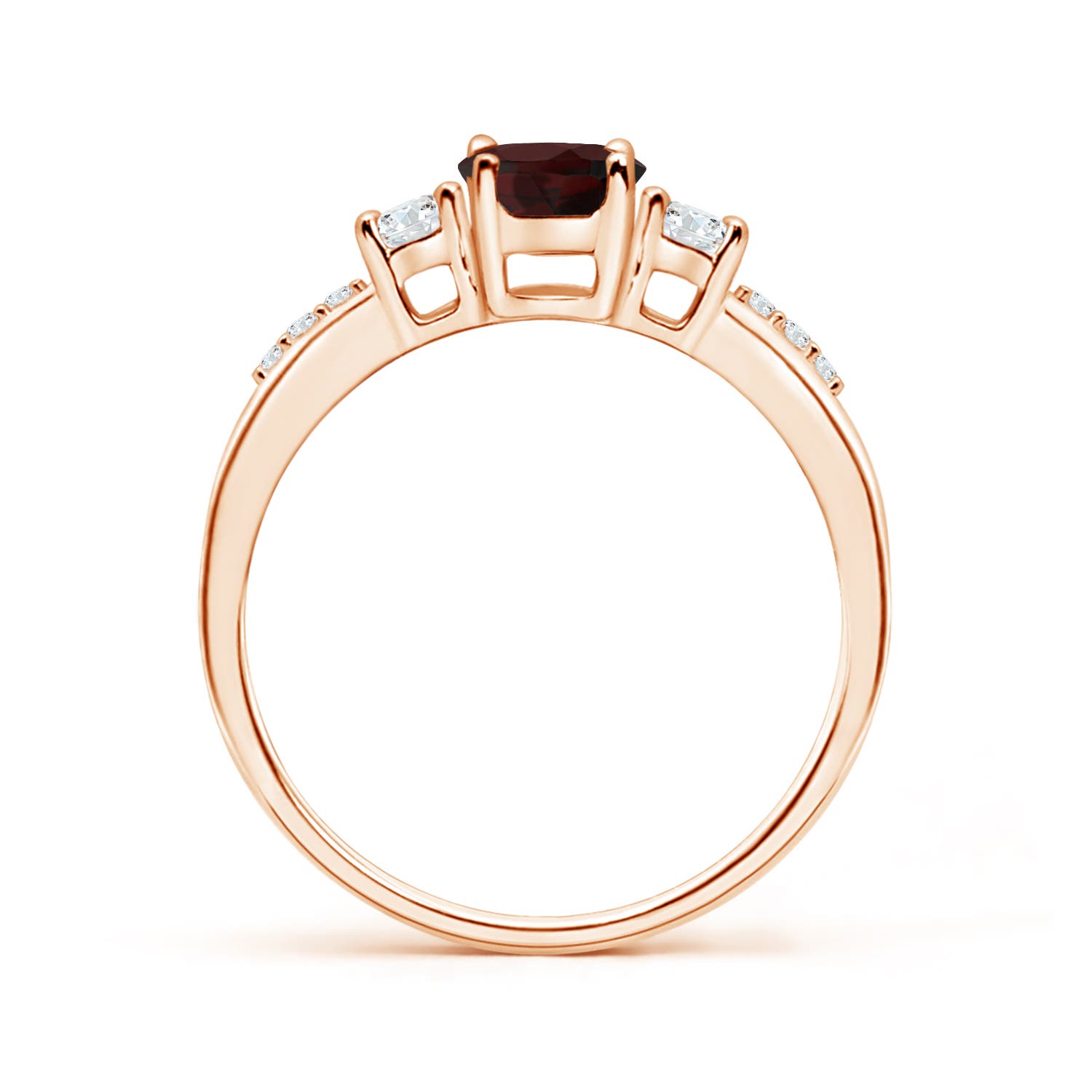 A - Garnet / 1.16 CT / 14 KT Rose Gold