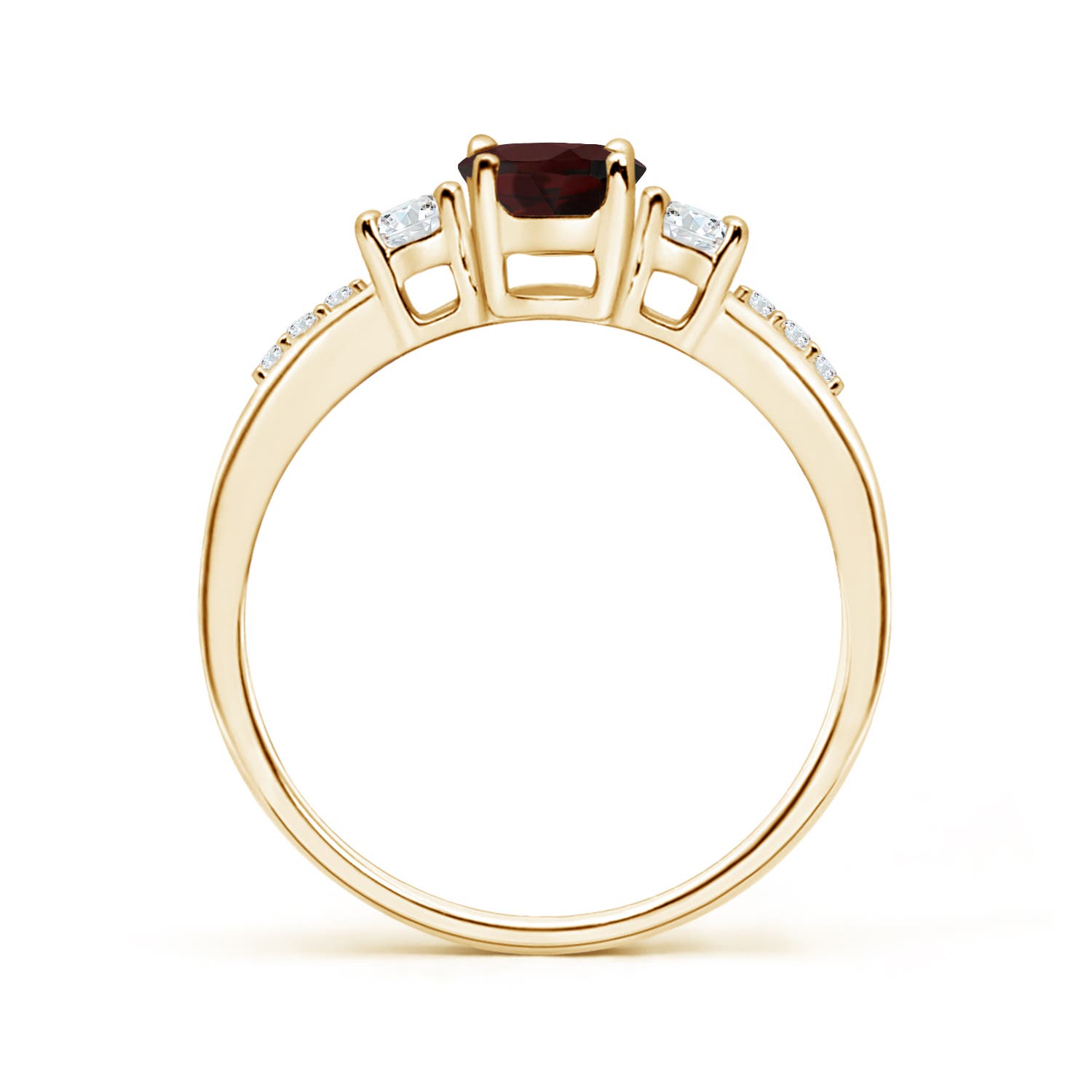 A - Garnet / 1.16 CT / 14 KT Yellow Gold