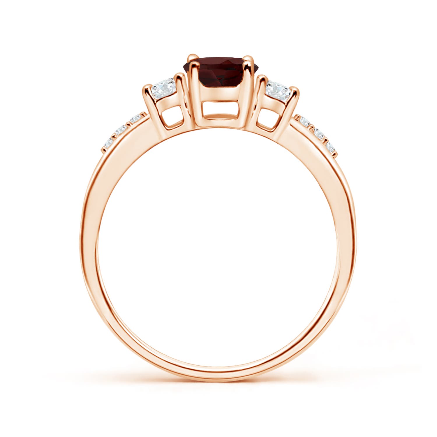 AA - Garnet / 1.16 CT / 14 KT Rose Gold