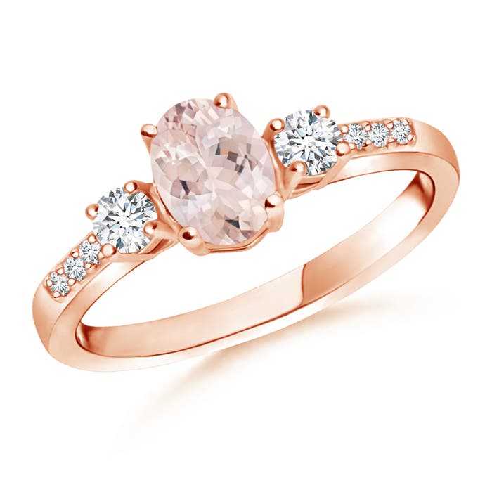 AA - Morganite / 0.96 CT / 14 KT Rose Gold